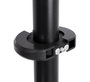 B-Tech BT7841 Collier d'accessoire 2 pièces Ø50mm Noir - pour montages et accessoires sur poteaux System 2