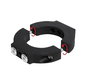 B-Tech BT7841 Collier d'accessoire 2 pièces Ø50mm Noir - pour montages et accessoires sur poteaux System 2