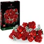 LEGO Icons 10328 Le Bouquet de Roses - 12 Roses Botaniques en Briques de Construction, Cadeau de Saint-Valentin pour Adultes, Décoration