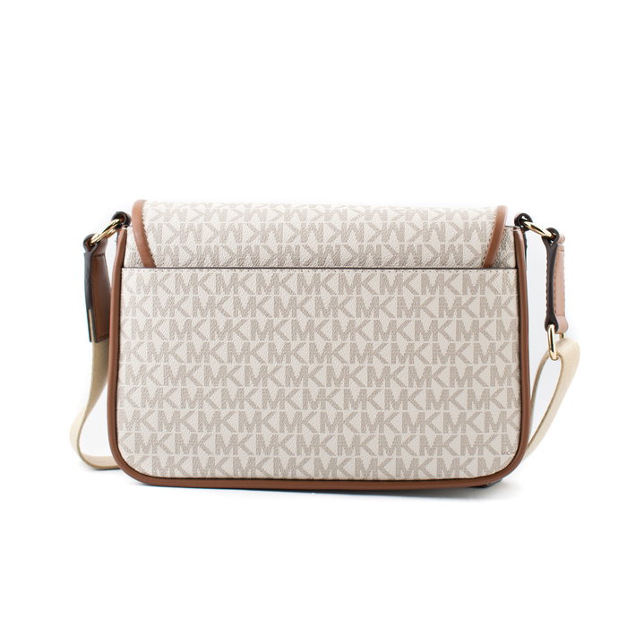 Sac à Bandoulière Michael Kors Bradshaw Beige 24 x 17 x 10 cm