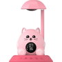 Bigben Interactive Réveil avec veilleuse BIGBEN KIDS - Chat - Rose