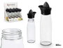 Kinvara Bouteille Presse-Agrumes Noire 10.5 x 28.5 x 7.5 cm 800 ml Verre et Plastique (Set de 12)