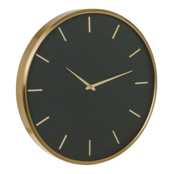 BigBuy Home Horloge Murale Bleu Verre Acier 51 x 5 x 51 cm