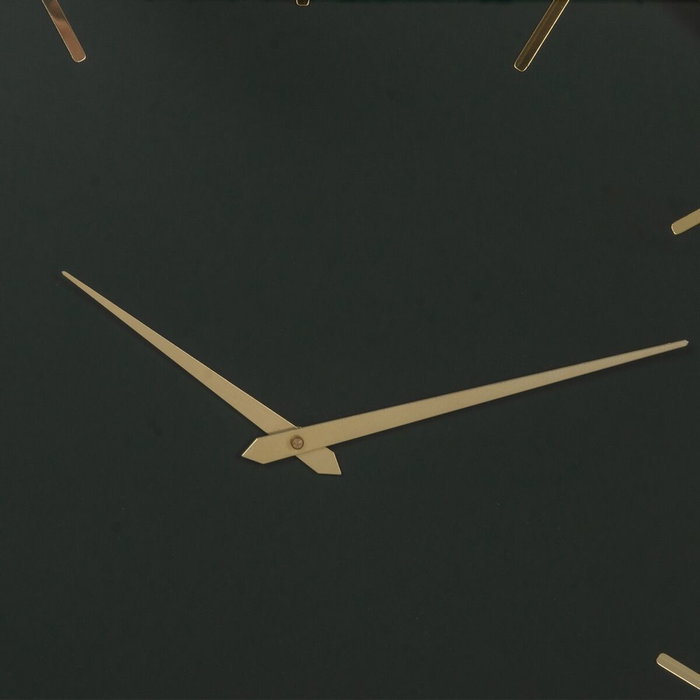BigBuy Home Horloge Murale Bleu Verre Acier 51 x 5 x 51 cm