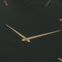 BigBuy Home Horloge Murale Bleu Verre Acier 51 x 5 x 51 cm
