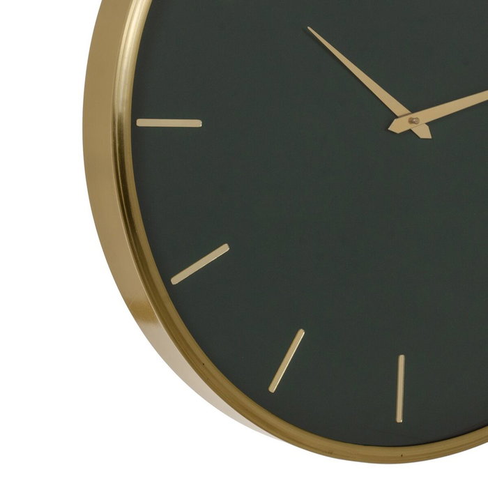 BigBuy Home Horloge Murale Bleu Verre Acier 51 x 5 x 51 cm