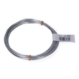 Edm Rouleau de fil aluminium argenté Ø 1,5 mm x 5 m