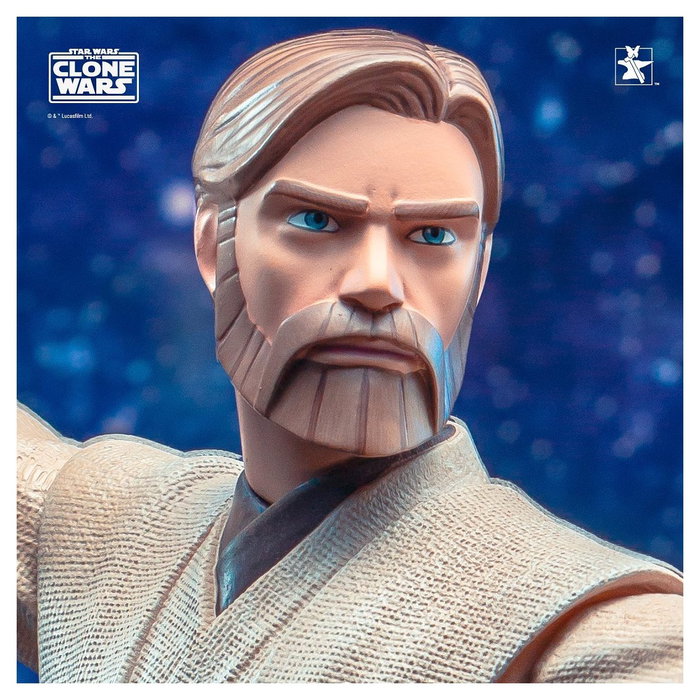 Diamond Select Toys Figurine Busto Star Wars Obi-Wan Clone Wars Résine 15 cm Édition Limitée 3000