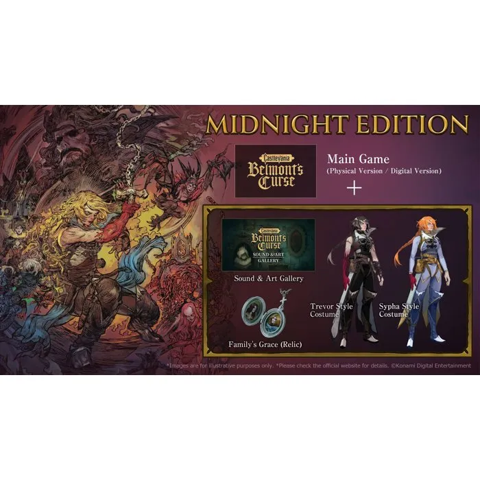 Just For Games Castlevania Belmont's Curse Midnight Edition - Jeu PS5 Just For Games Castlevania Belmont's Curse Midnight Edition - Jeu PS5