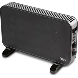 Warm Tech WTTC2000TV-BL25 Convecteur mobile avec soufflerie 2000 W Noir