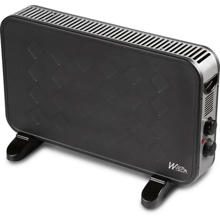 Warm Tech WTTC2000TV-BL25 Convecteur mobile avec soufflerie 2000 W Noir Warm Tech WTTC2000TV-BL25 Convecteur mobile avec soufflerie 2000 W Noir