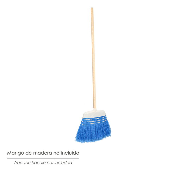 WOLFPACK LINEA PROFESIONAL Balai de jardin bleu avec cordons sans manche