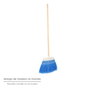 WOLFPACK LINEA PROFESIONAL Balai de jardin bleu avec cordons sans manche