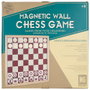 Mister Gadget Jeu d'échecs magnétique mural en bois et étain
