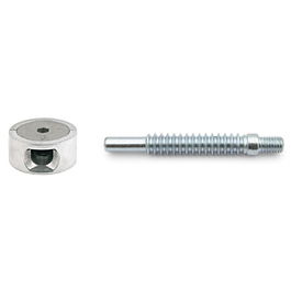 HERRAJES ALK Kit Excentrica Ø35 Hunter + Tornillo 84mm pour assemblage de panneaux de meubles