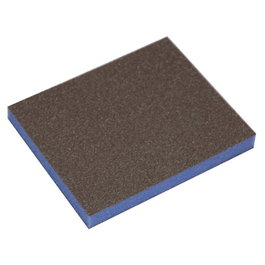 DUVER Éponge de ponçage double face 98x120x13mm G.60 gros grain