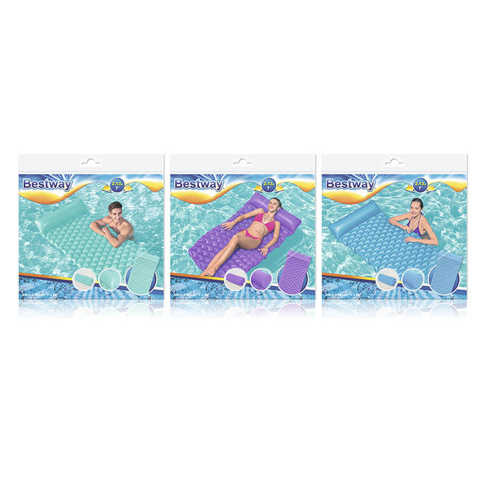 Bestway 44020 Colchoneta Gonflable Enroulable 213x86 cm Couleur Assortie Plage et Piscine Bestway 44020 Colchoneta Gonflable Enroulable 213x86 cm Couleur Assortie Plage et Piscine