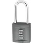 Abus Cadenas à combinaison 158/50HB50 avec haute anse en acier cémenté