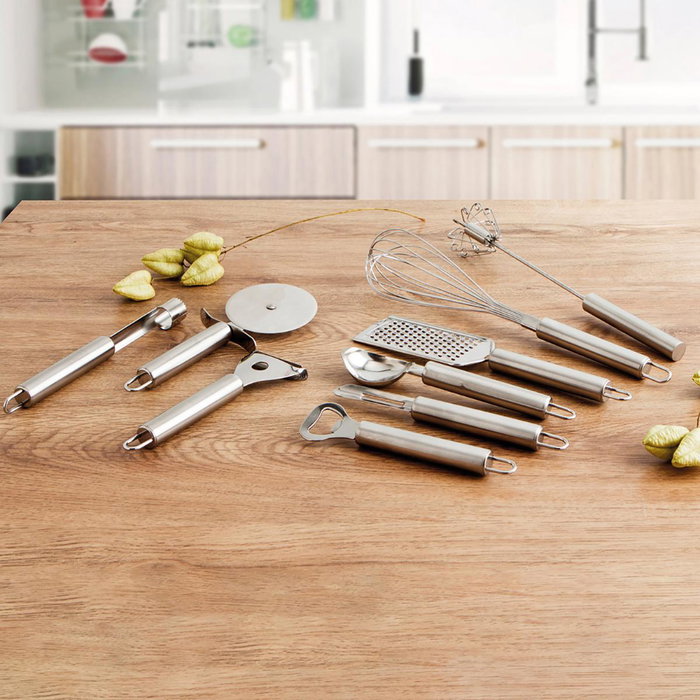 Quid Kitchen Renova Éplucheur de pommes de terre en acier inoxydable 19x2x2 cm