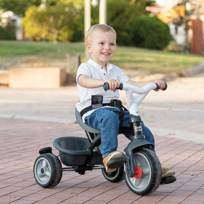 Smoby Baby Driver Tricycle Gris