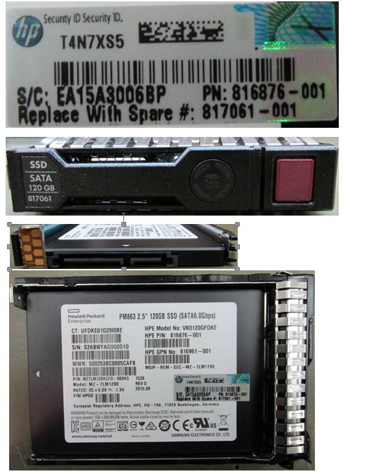 HP HPE 120 Go SSD Mixed Use 2.5 pouces SATA III HP HPE 120 Go SSD Mixed Use 2.5 pouces SATA III