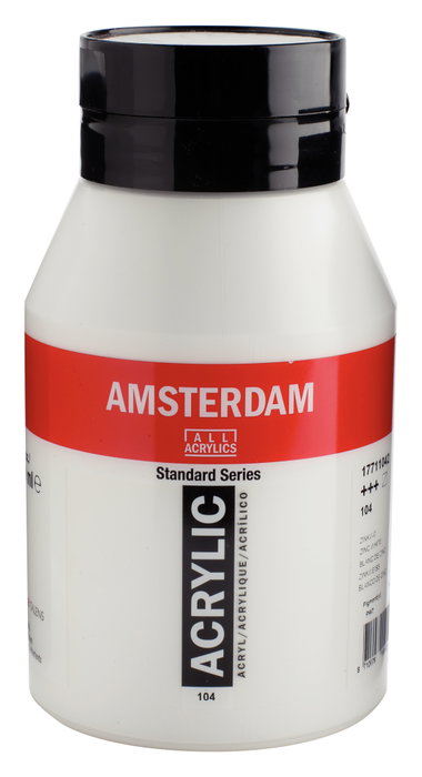 Amsterdam Standard Series Peinture Acrylique Blanc de Zinc 1000 ml Amsterdam Standard Series Peinture Acrylique Blanc de Zinc 1000 ml