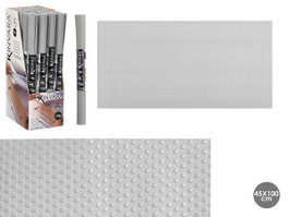 Kinvara Tapis Antidérapant 45x100 cm Gris (Set de 24)