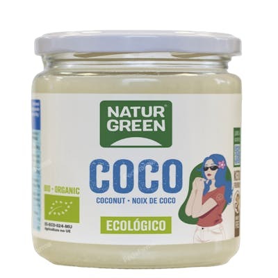 NATURGREEN Huile vierge de coco BIO 400g NATURGREEN Huile vierge de coco BIO 400g