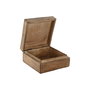 Boîte à bijoux Home ESPRIT Multicouleur Bois de manguier 17,5 x 17,5 x 8 cm (2 Unités)