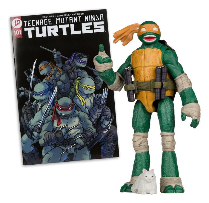 McFarlane Toys Tortues Ninja Page Punchers Michelangelo figurine 13 cm McFarlane Toys Tortues Ninja Page Punchers Michelangelo figurine 13 cm