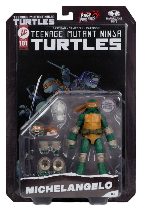 McFarlane Toys Tortues Ninja Page Punchers Michelangelo figurine 13 cm McFarlane Toys Tortues Ninja Page Punchers Michelangelo figurine 13 cm