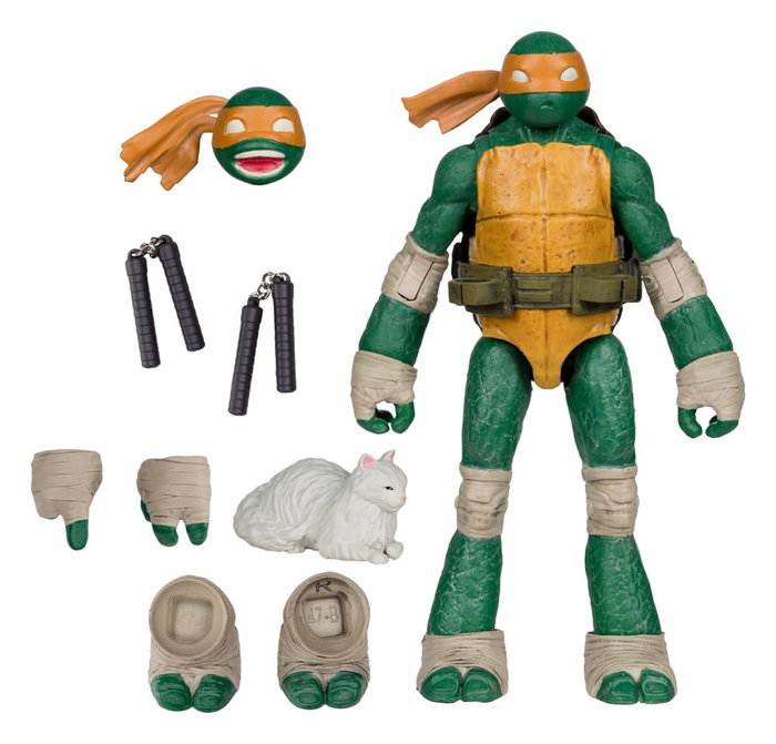 McFarlane Toys Tortues Ninja Page Punchers Michelangelo figurine 13 cm McFarlane Toys Tortues Ninja Page Punchers Michelangelo figurine 13 cm