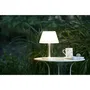 GALIX Lampe de Table Solaire Extérieure G2, 100 Lumens, 3 Niveaux de Luminosité, Interrupteur On/Off, Plastique et Inox, 20x28 cm, Autonomie 8h