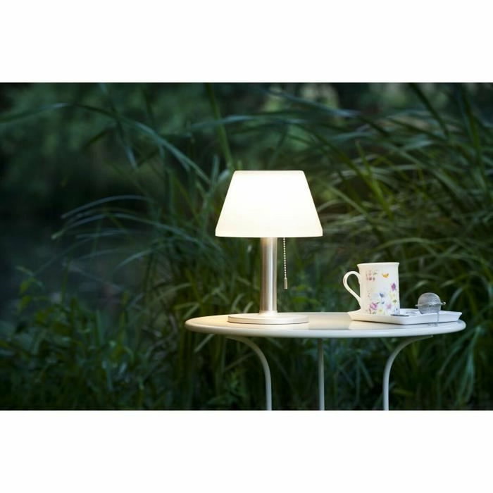 Galix Lampe de table solaire G2, 100 Lumens, Blanc et Gris Galix Lampe de table solaire G2, 100 Lumens, Blanc et Gris