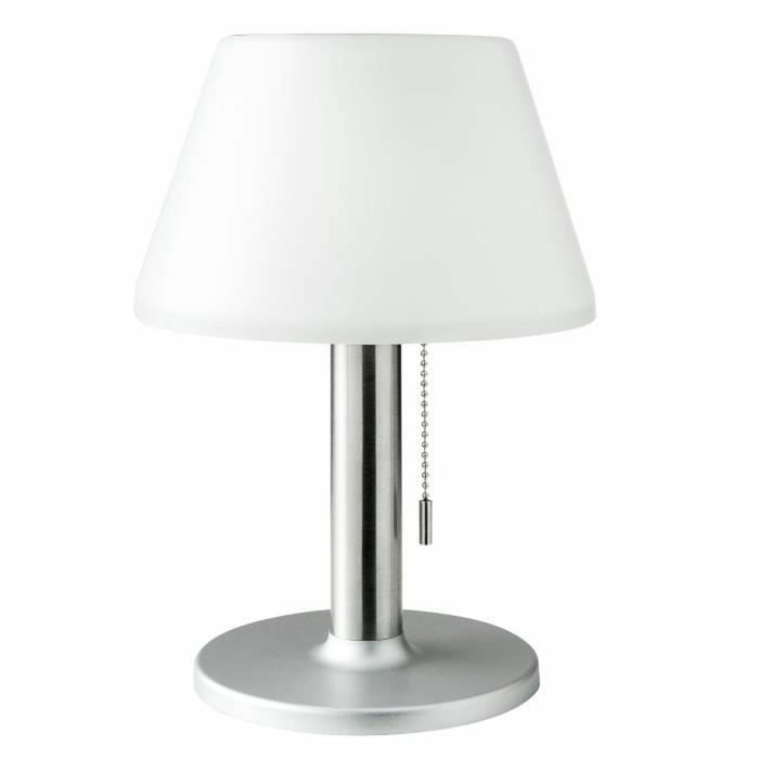 Galix Lampe de table solaire G2, 100 Lumens, Blanc et Gris Galix Lampe de table solaire G2, 100 Lumens, Blanc et Gris