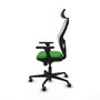 Piqueras y Crespo Chaise de Bureau avec Appui-tête 3D036G2 Vert