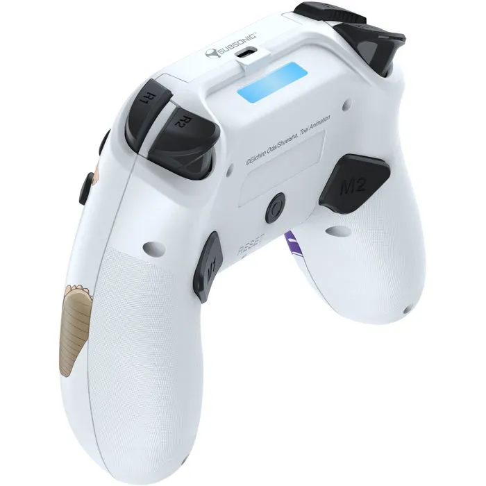 Subsonic Manette sans fil One Piece Luffy Gear 5 - PS5 / PC - Blanc