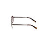 Guess Lunettes de Soleil Homme GU00071 08F 140mm - Géométrique Métallique Marron Dégradé