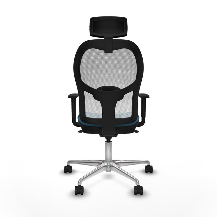 Piqueras y Crespo Chaise de Bureau Jorquera Blanc Vert pétrole Piqueras y Crespo Chaise de Bureau Jorquera Blanc Vert pétrole