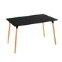 BigBuy Home Table Noir Naturel 120 x 80 x 75 cm