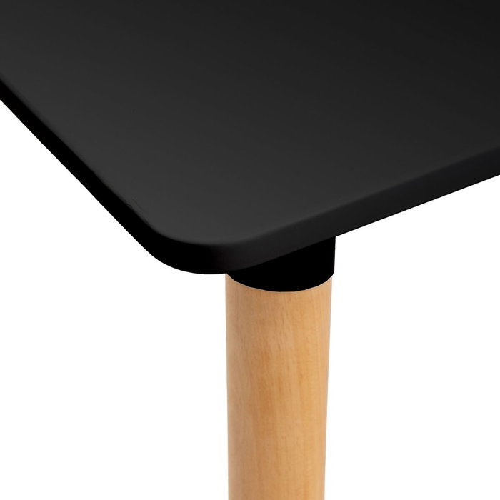 BigBuy Home Table Noir Naturel 120 x 80 x 75 cm