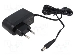 GOOBAY Bloc d'alimentation à impulsions 12V DC, 0,6A, noir