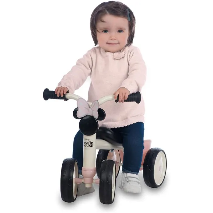Smoby Porteur Rookie Minnie - Avec roues silencieuses et coffre à jouets - Pour enfant dès 12 mois - Développe la motricité Smoby Porteur Rookie Minnie - Avec roues silencieuses et coffre à jouets - Pour enfant dès 12 mois - Développe la motricité