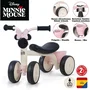 Smoby Porteur Rookie Minnie - Avec roues silencieuses et coffre à jouets - Pour enfant dès 12 mois - Développe la motricité