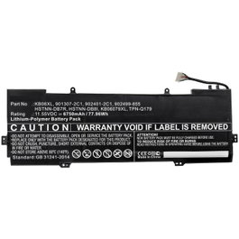CoreParts Batterie pour HP 79,00Wh 11,55V 6840mAh Noir