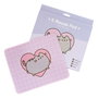 Pusheen - Tapis de souris Moments, 23.5x9.25 cm, surface textile imperméable à haute densité, base en caoutchouc antidérapante, bords renforcés