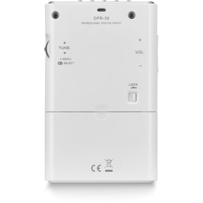 Sangean DPR-39 (Pocket 390) White Sangean DPR-39 (Pocket 390) White