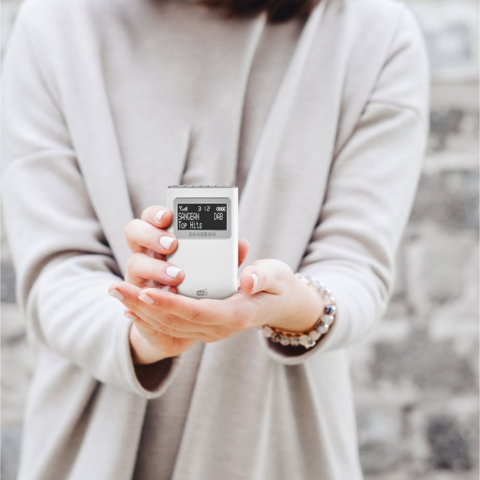 Sangean DPR-39 (Pocket 390) White Sangean DPR-39 (Pocket 390) White