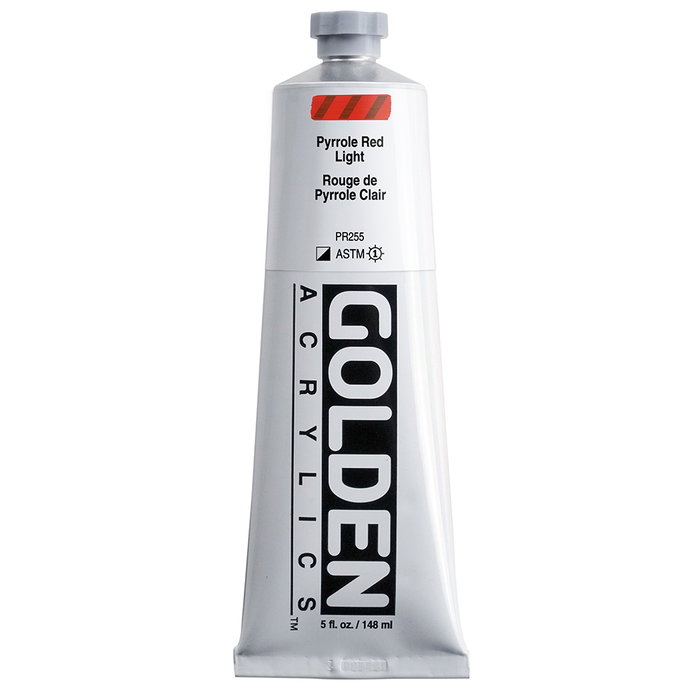 Golden Heavy Body Couleurs Acryliques Pyrrole Rouge Clair 148 ml Golden Heavy Body Couleurs Acryliques Pyrrole Rouge Clair 148 ml