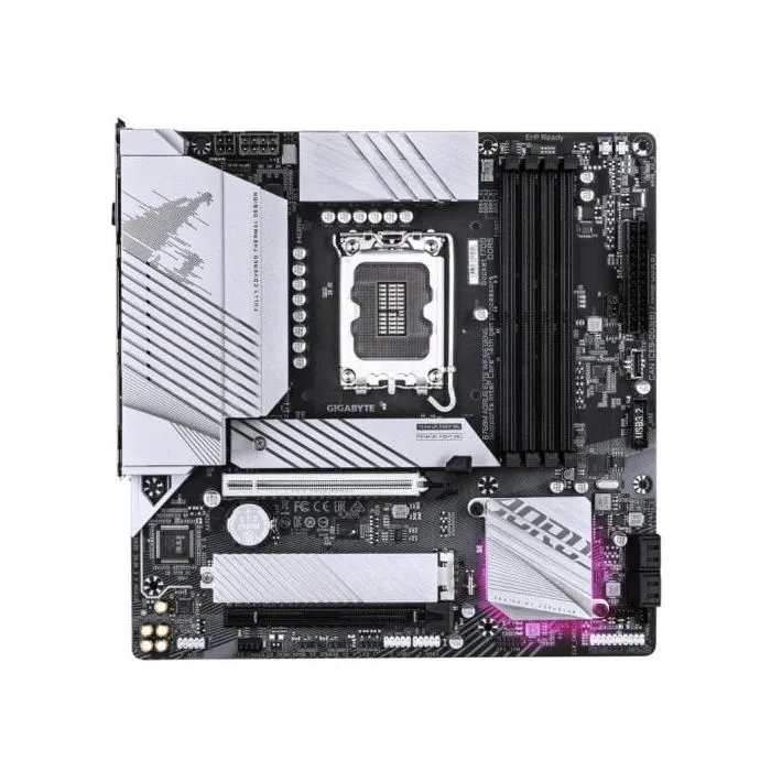 Gigabyte B760M A E WF6E GEN5 - Carte mère Micro-ATX Intel B760 avec WiFi 6E, PCIe 5.0 et support DDR5 pour gaming et multimédia